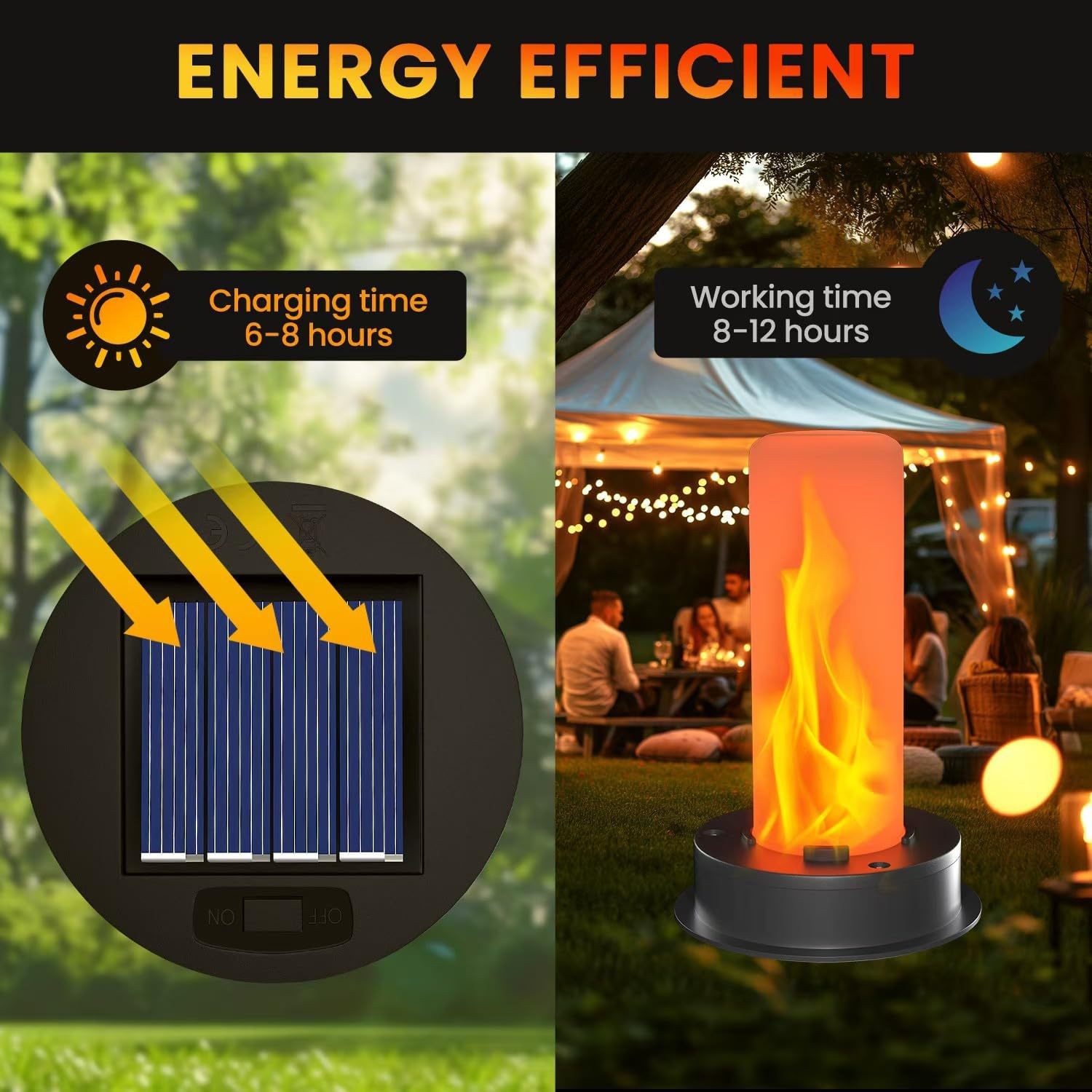 Solar Bottle Cap Light LED Fli - Fire Torch Solar ulasan dan harga