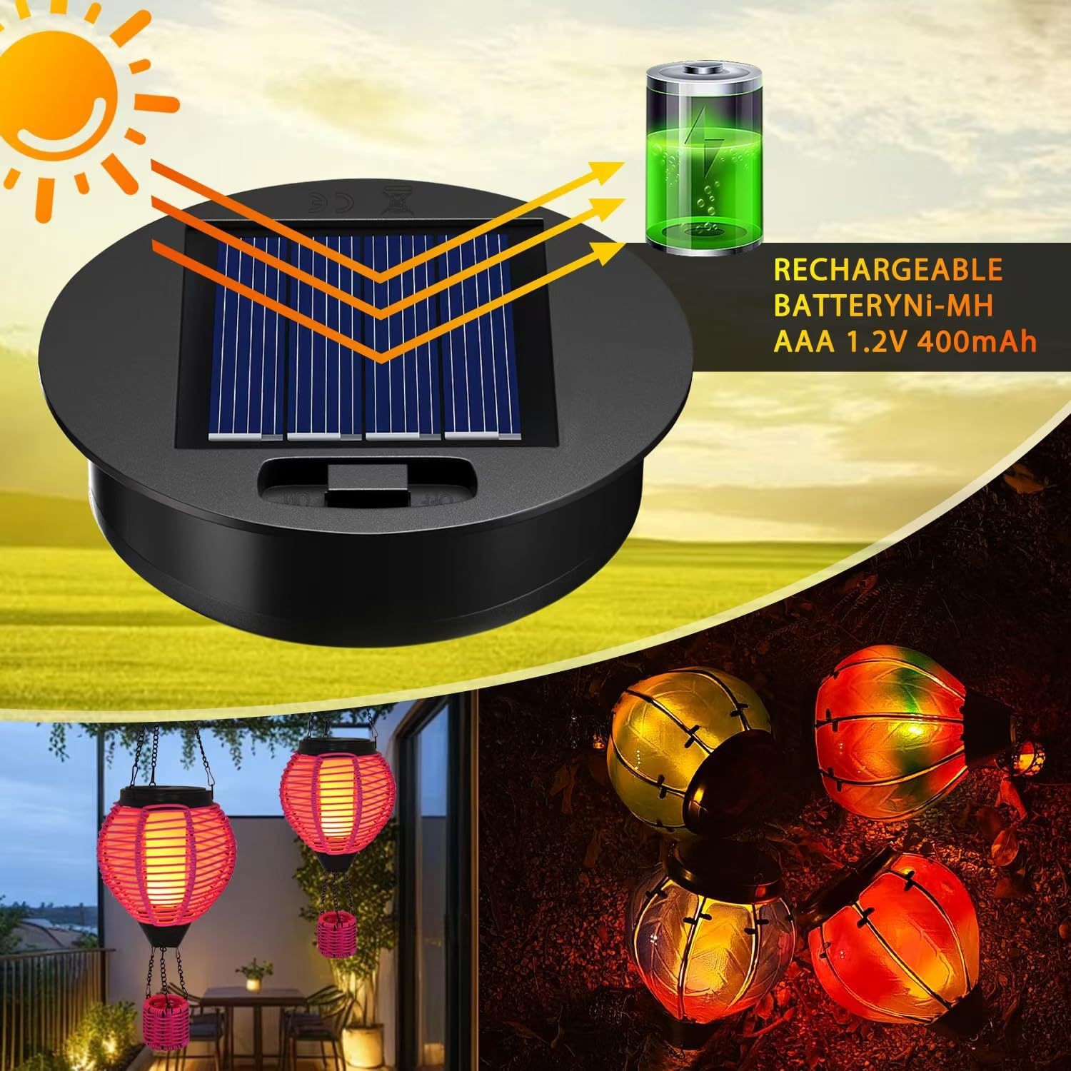 Solar Bottle Cap Light LED Fli - Fire Torch Solar ulasan dan harga