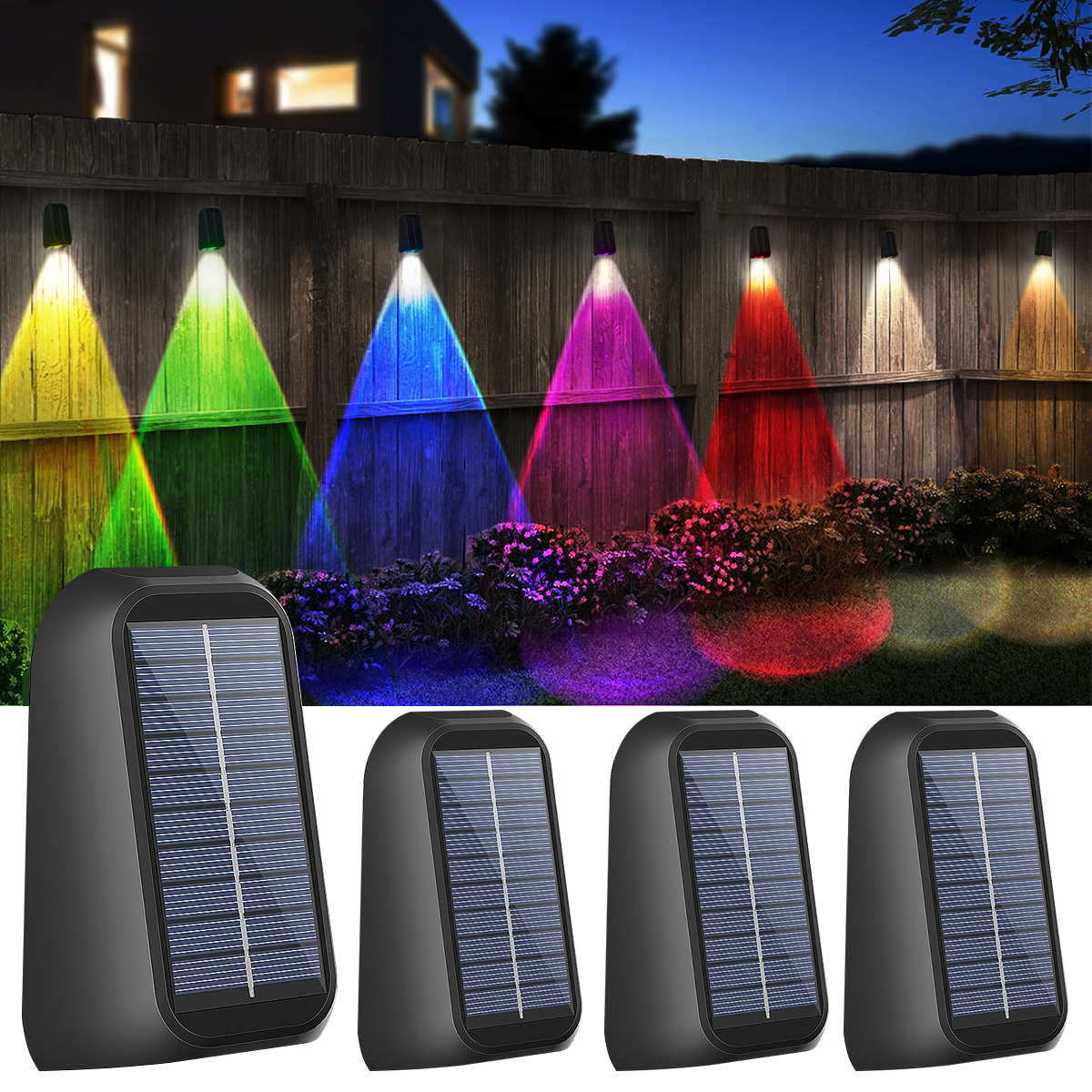 Solar Wall Lamp Solar Fence Li - Outdoor Lighting Linear ulasan dan harga