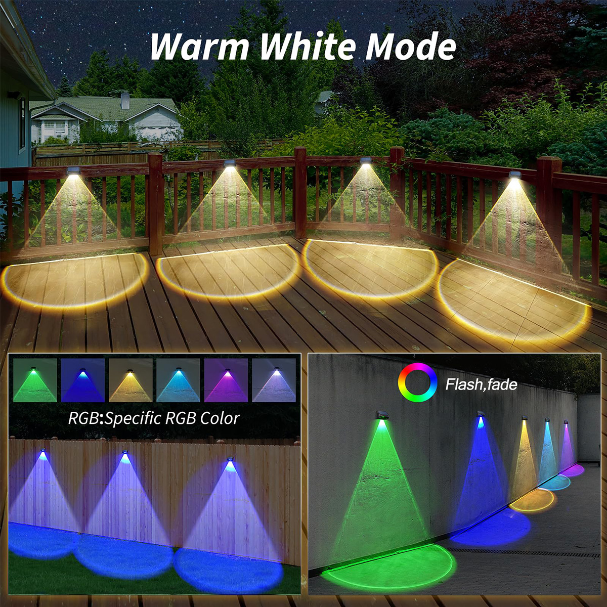 Solar Wall Lamp Solar Fence Li - Outdoor Lighting Linear ulasan dan harga