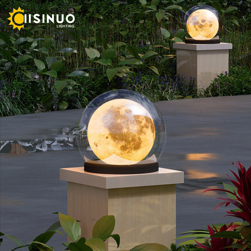 Creative Moon Pillar Lights Ou - Outdoor Lighting Year Round ulasan dan harga