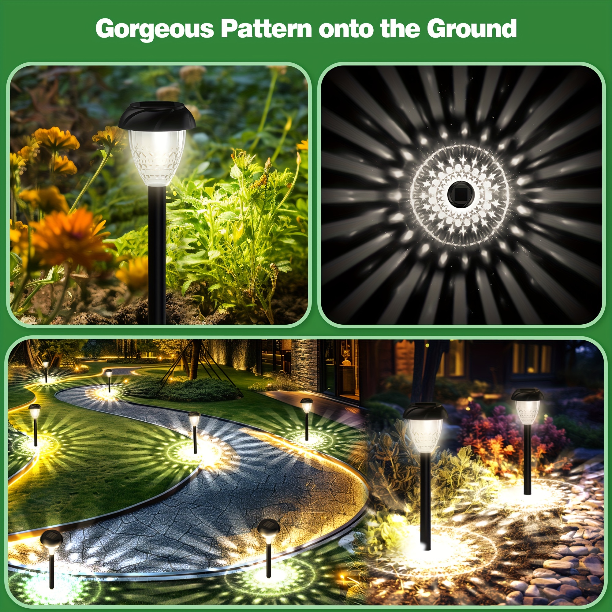10pcs Solar Pathway Lights for - Ground Light Recessed ulasan dan harga