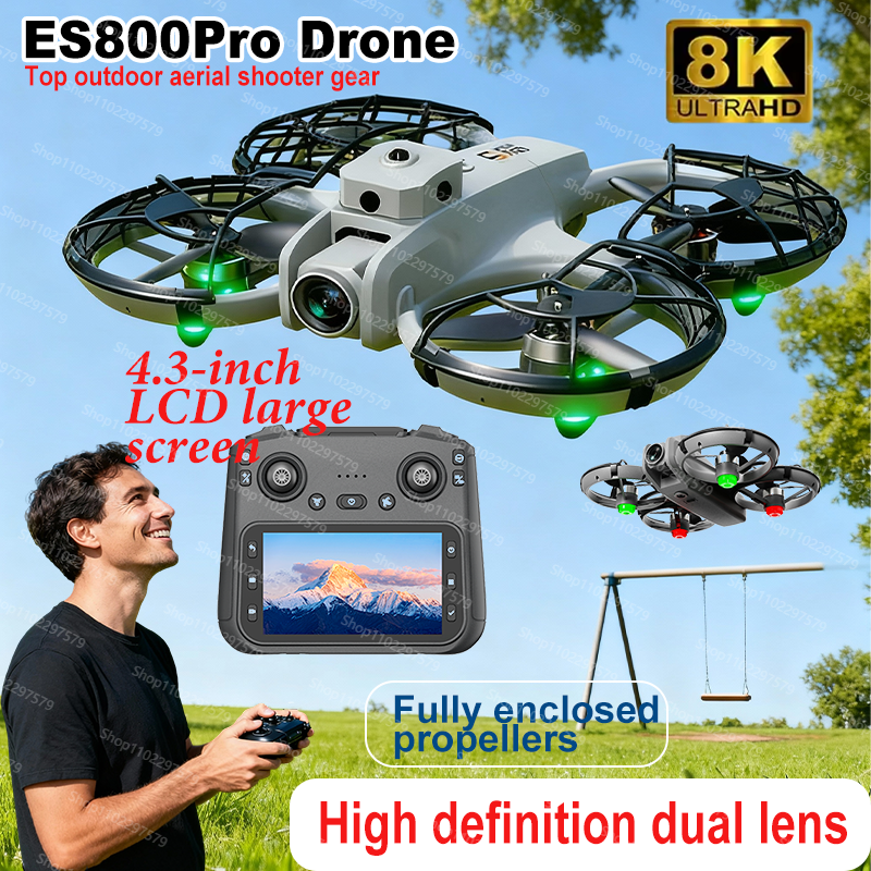 New ES800Pro Drone WIFI GPS 8K - Outdoor Lighting On Trees ulasan dan harga