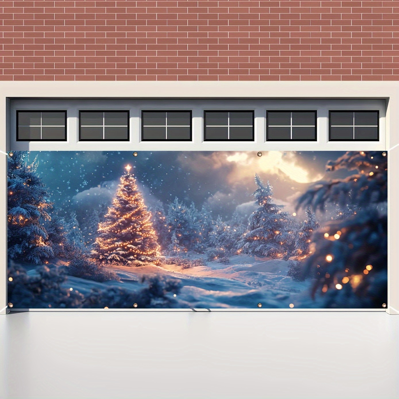 Sparkling Christmas Garage Ban - Outdoor Lighting On Trees ulasan dan harga