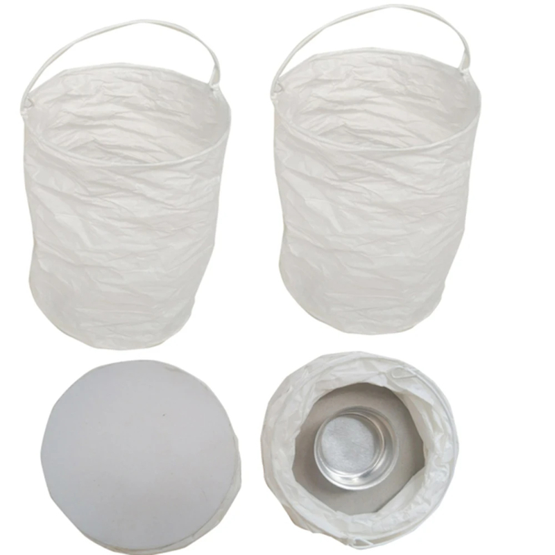 4pcs DIY White Straight Paper  - Outdoor Lighting Year Round ulasan dan harga
