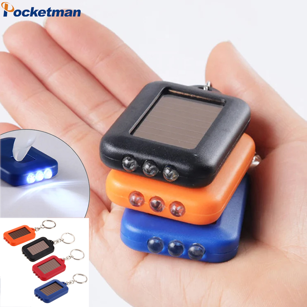 Portable LED Keychain Solar Fl - Fire Torch Solar ulasan dan harga