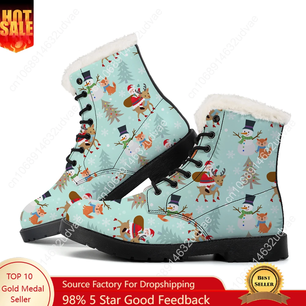 Christmas Plush Boots Mens Wom - Outdoor Lighting High Quality ulasan dan harga