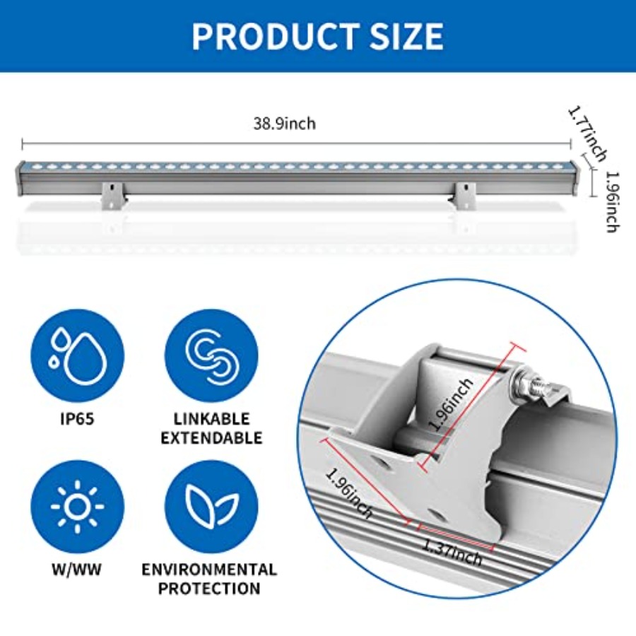 36W 38.9 Inch Linear Outdoor W - Outdoor Lighting Linear ulasan dan harga