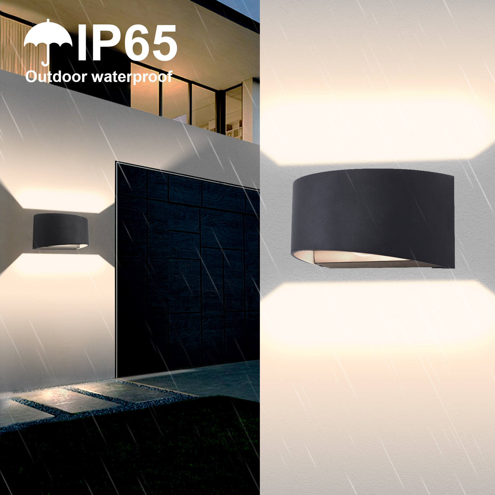 Modern LED Wall Sconces 7W Ind - Outdoor Lighting Hardwired ulasan dan harga
