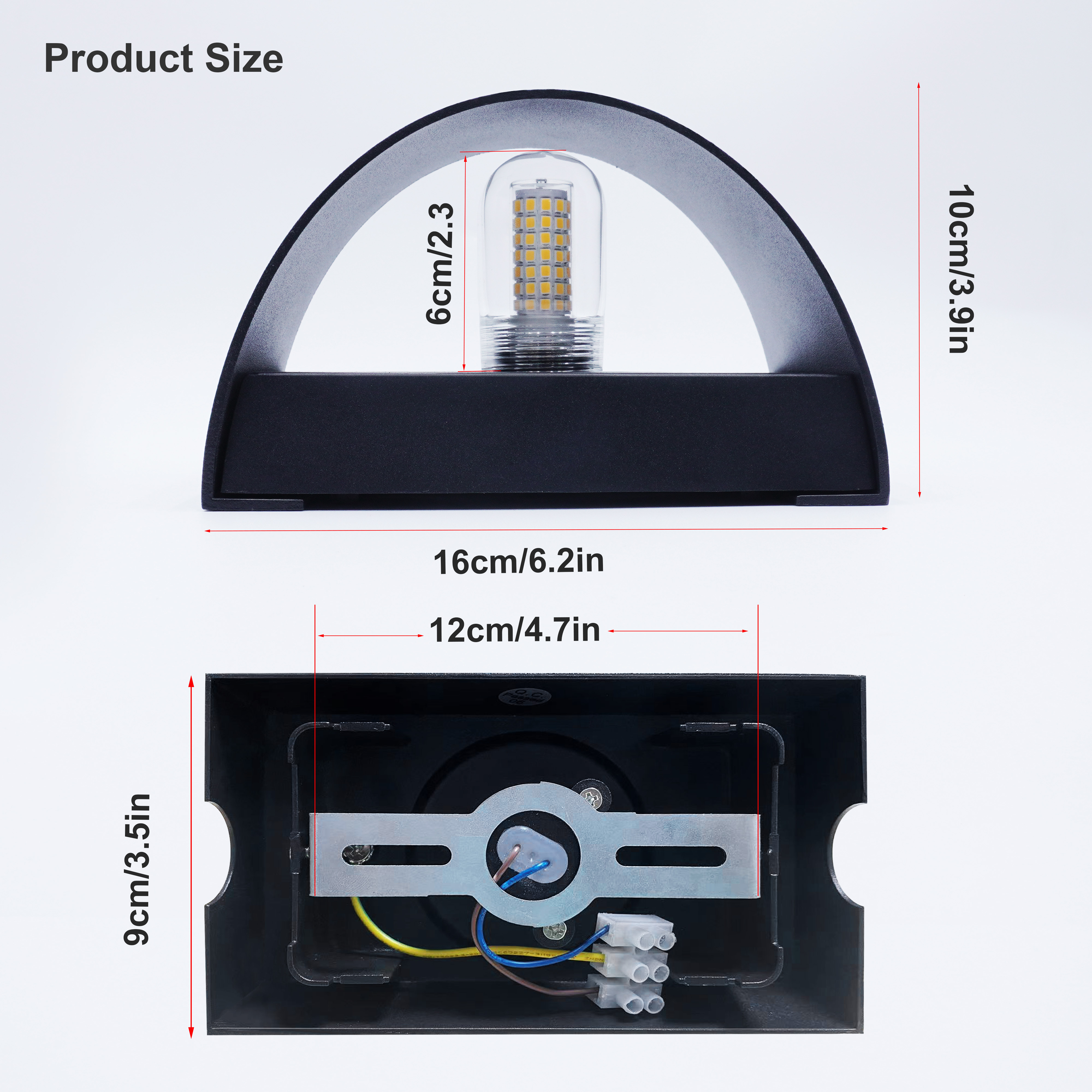 Modern LED Wall Sconces 7W Ind - Outdoor Lighting Hardwired ulasan dan harga