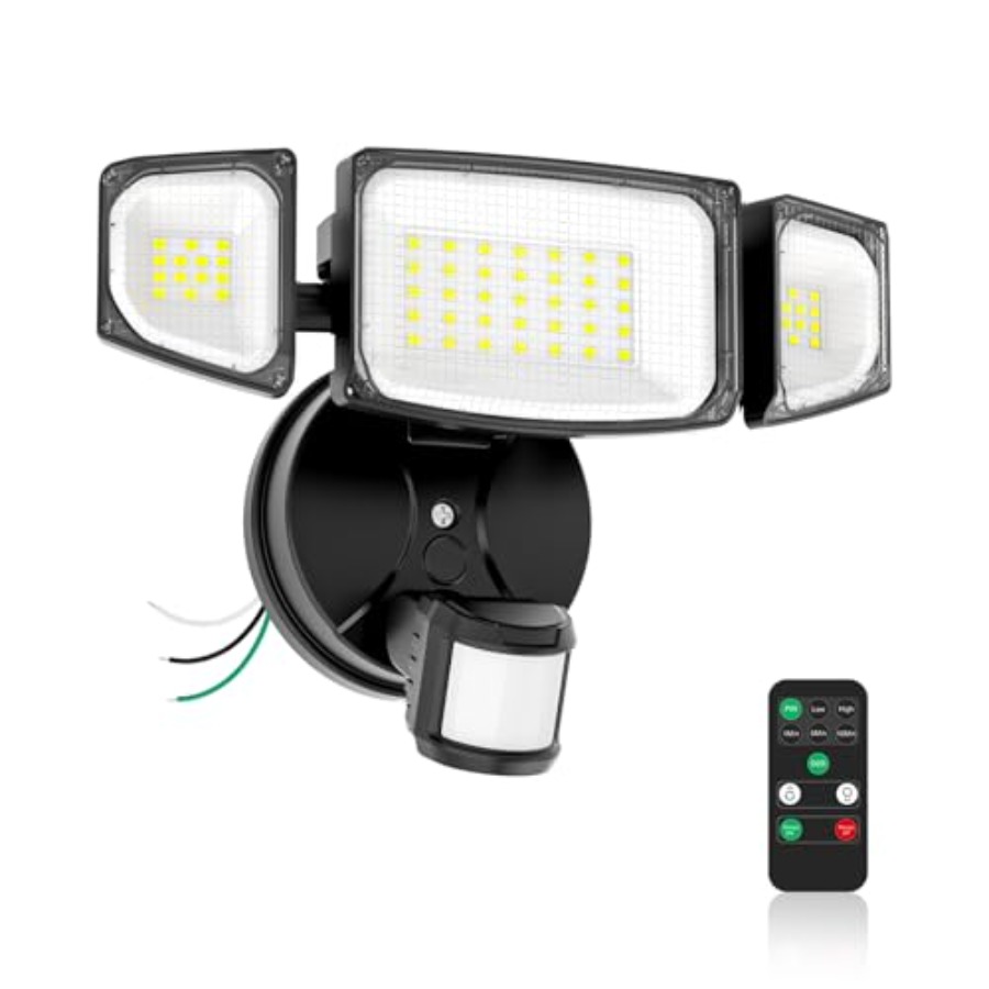 65W 6500LM LED Security Lights - Outdoor Lighting Hardwired ulasan dan harga