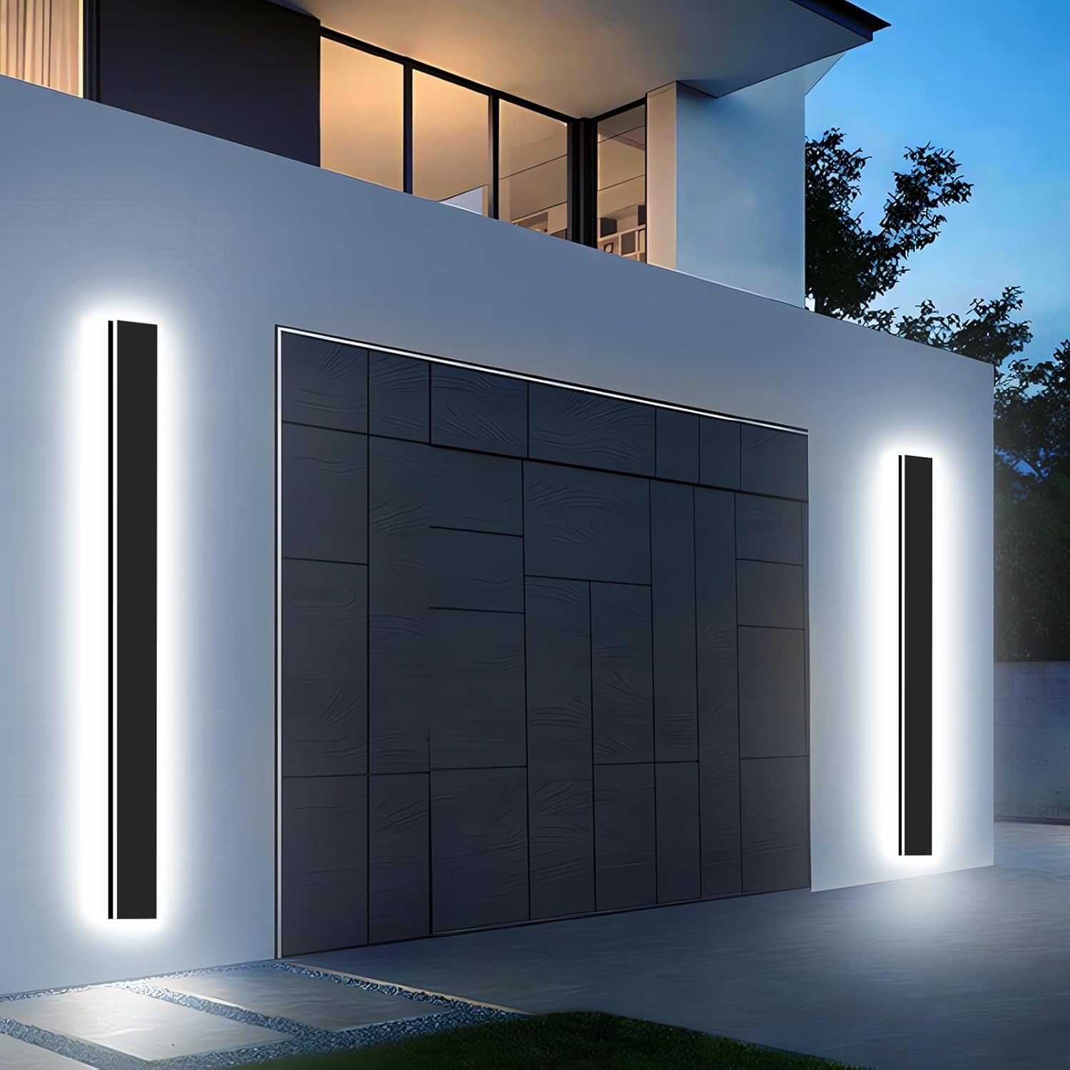 47inch 2pcs Modern Outdoor Wal - Outdoor Lighting Linear ulasan dan harga