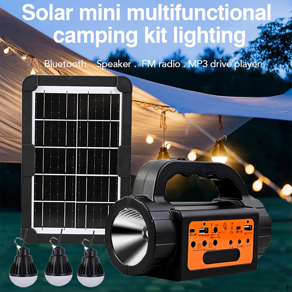 Solar Rechargeable Camping Lig - Outdoor Lighting Switch ulasan dan harga