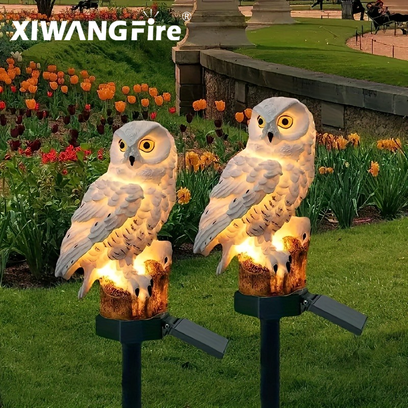 Solar Owl Statue Garden Light  - Outdoor Lighting Lumen ulasan dan harga