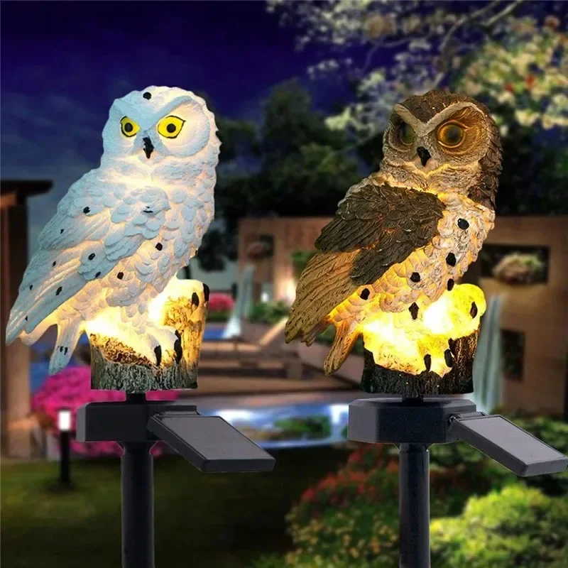 Solar Owl Statue Garden Light  - Outdoor Lighting Lumen ulasan dan harga
