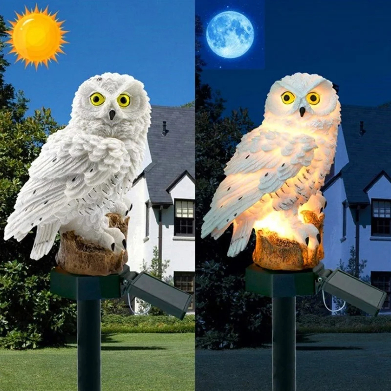Solar Owl Statue Garden Light  - Outdoor Lighting Lumen ulasan dan harga
