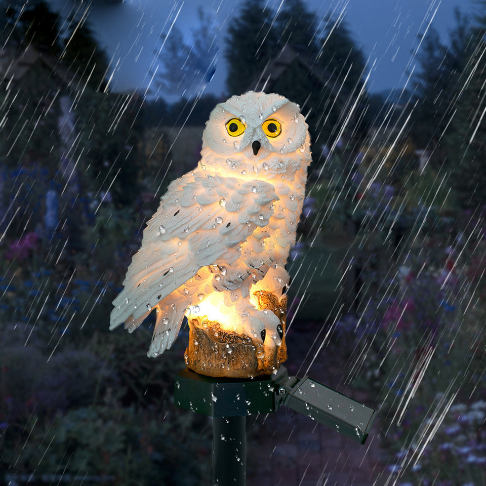 Solar Owl Statue Garden Light  - Outdoor Lighting Lumen ulasan dan harga