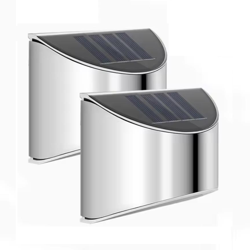 2Pcs Solar Garden Light Stainl - Outdoor Lighting Experts ulasan dan harga