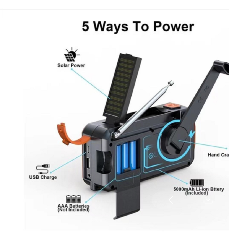 DAB/DAB+/FM Digital Radio with - Fire Torch Solar ulasan dan harga