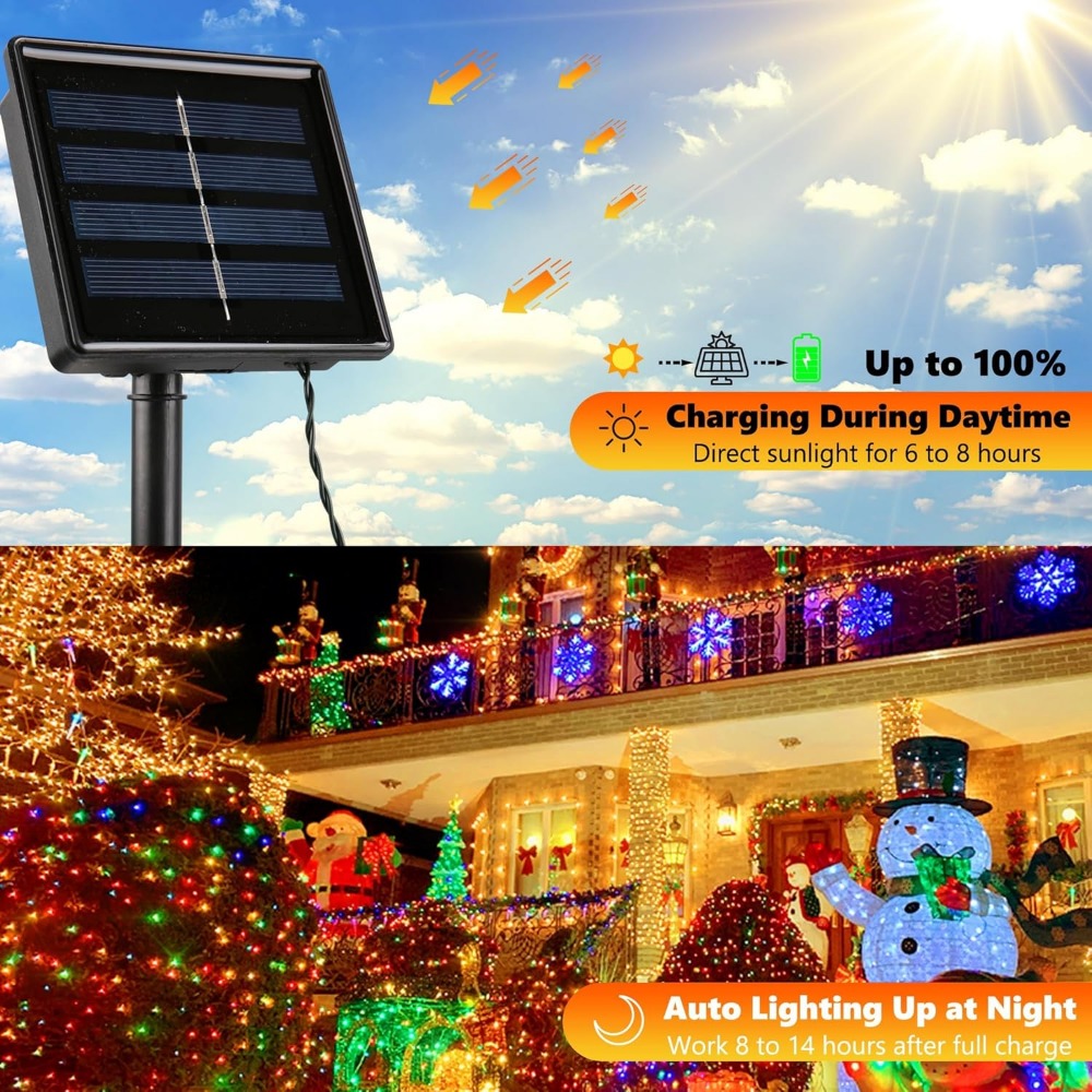 Solar Christmas Lights – 2 Pac - Outdoor Lighting On Trees ulasan dan harga