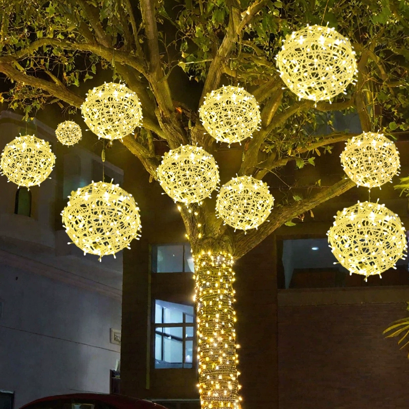 Outdoor Ball Lights Hanging Ra - Outdoor Lighting On Trees ulasan dan harga
