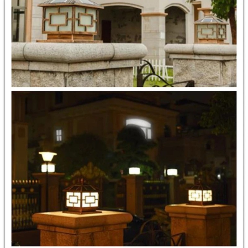 Solar Powered Waterproof Post  - Outdoor Lighting Mains Powered ulasan dan harga