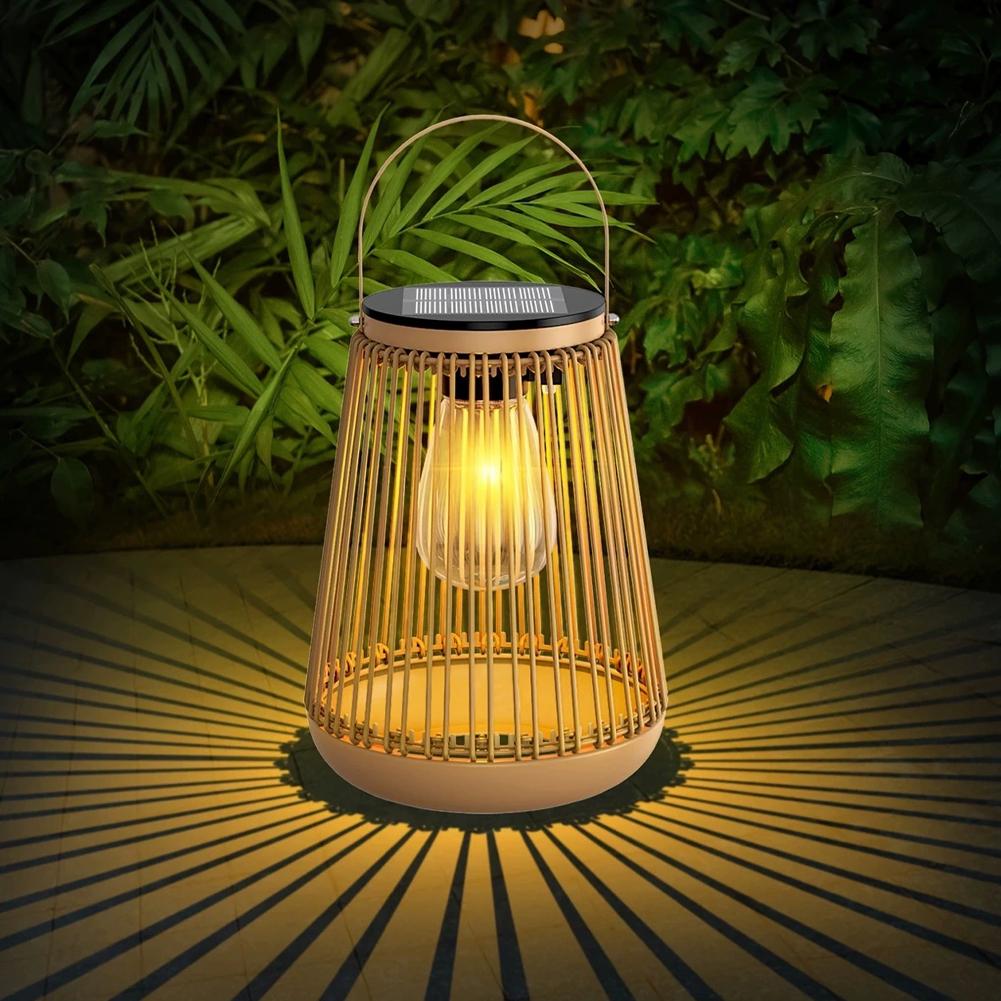 IP65 Waterproof Solar Rattan L - Outdoor Lighting Solar ulasan dan harga