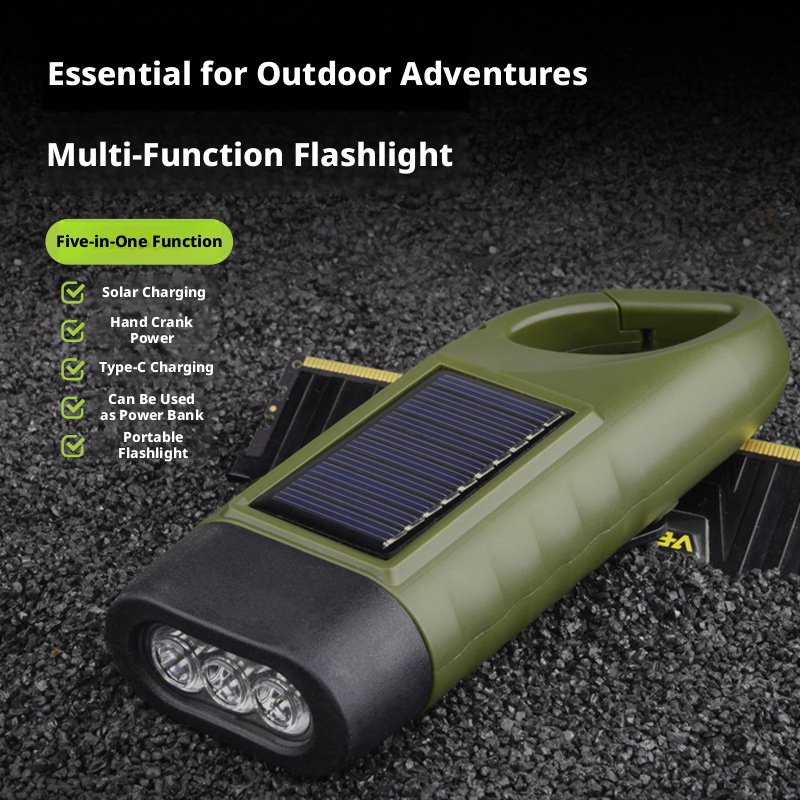 Solar Hand Crank Emergency Fla - Fire Torch Solar ulasan dan harga