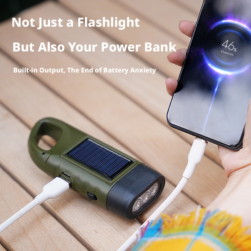 Solar Hand Crank Emergency Fla - Fire Torch Solar ulasan dan harga