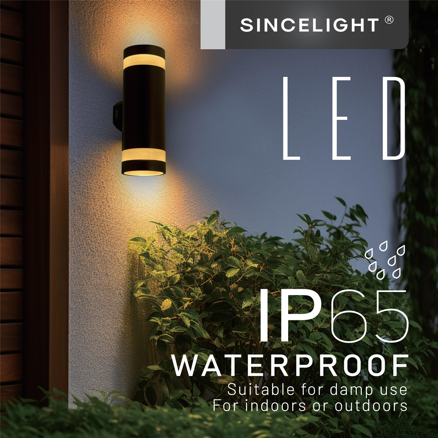 LED 18W Wall Light Fixture, IP - Outdoor Lighting Hardwired ulasan dan harga