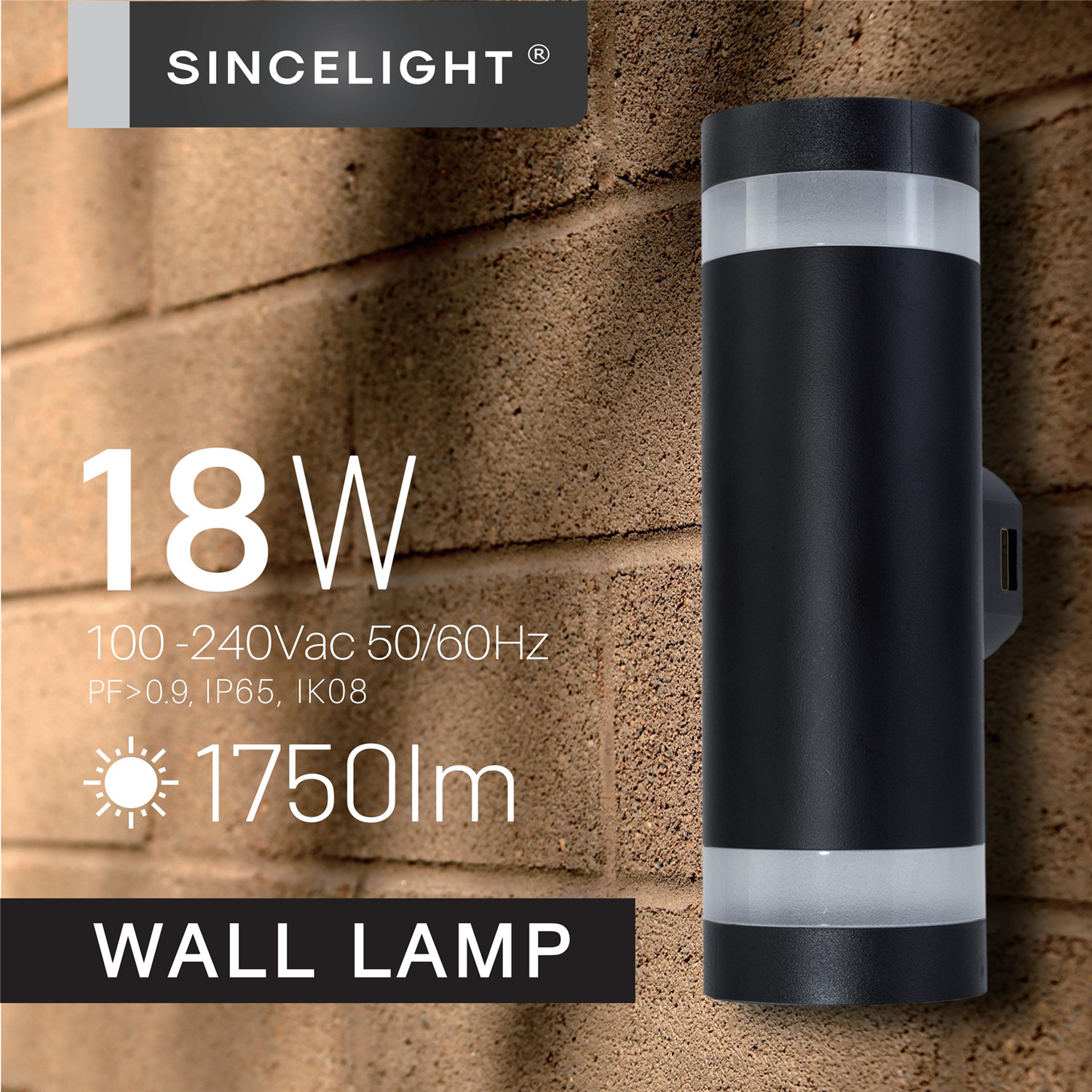 LED 18W Wall Light Fixture, IP - Outdoor Lighting Hardwired ulasan dan harga