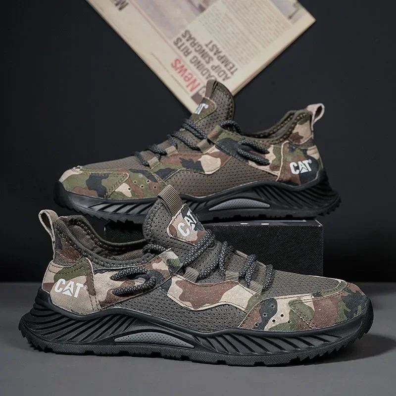 Men's Lace-up Camouflage Sneak - Outdoor Lighting High Quality ulasan dan harga