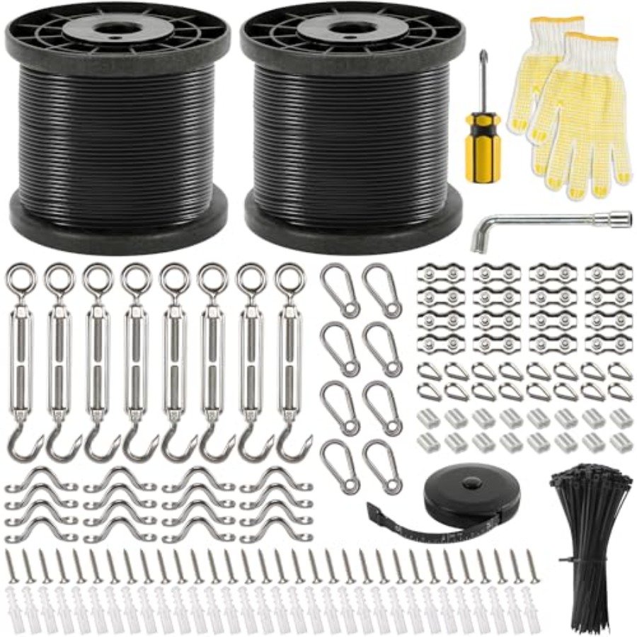 400 Feet String Light Hanging  - Outdoor Lighting Solar ulasan dan harga
