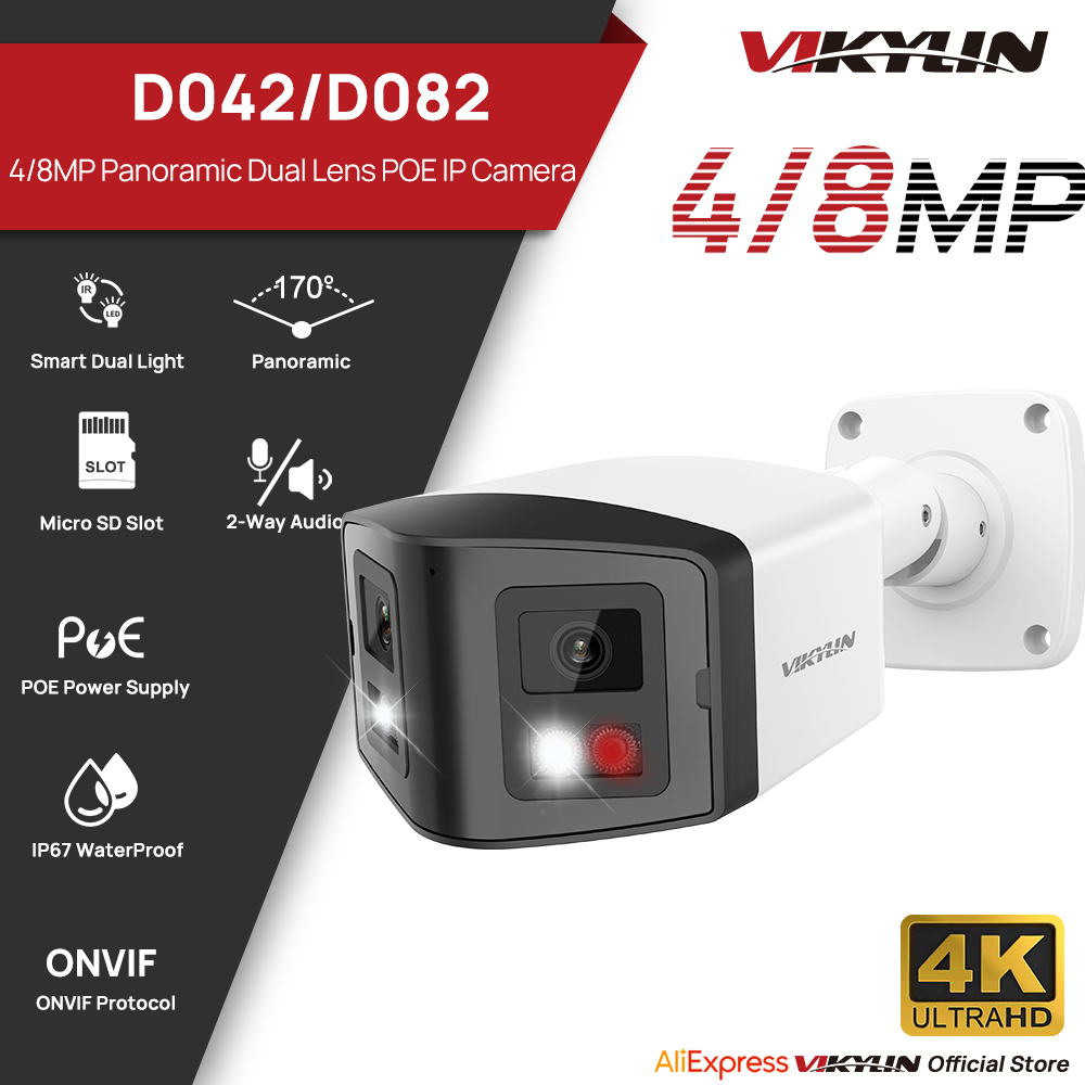 VIKYLIN 170° Panoramic Securit - Outdoor Lighting Mains Powered ulasan dan harga