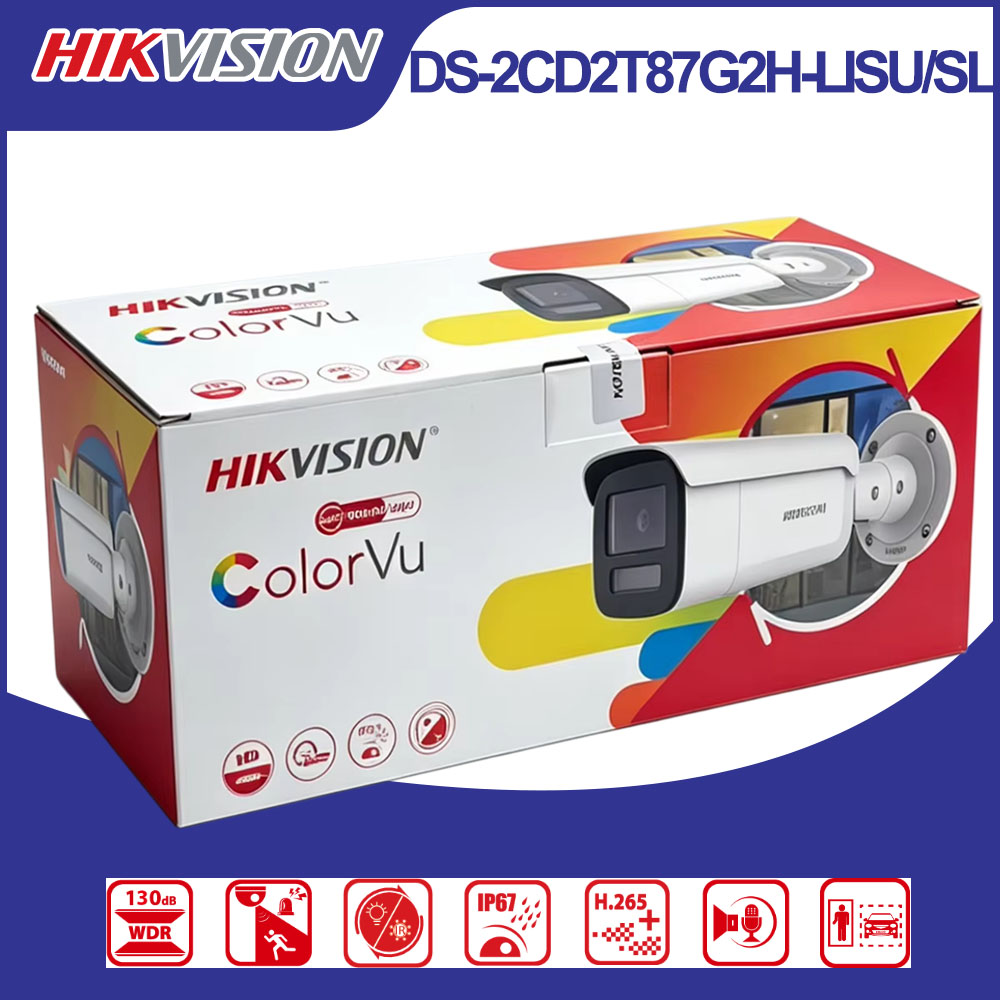Hikvision DS-2CD2T87G2H-LISU/S - Outdoor Lighting Mains Powered ulasan dan harga