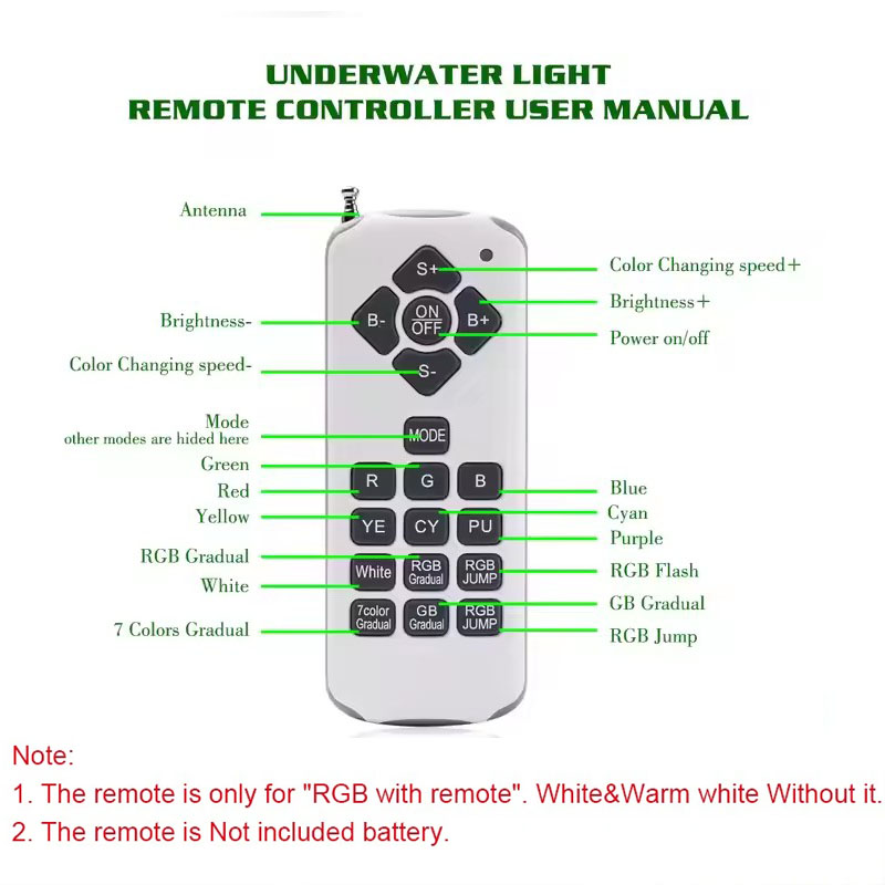 Pool headlights 18W 36W 54W pa - Pond Light Submersible ulasan dan harga