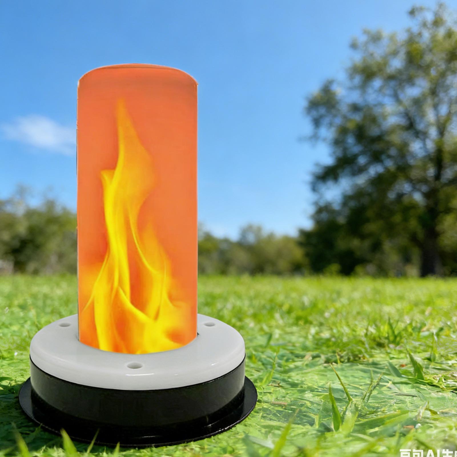 Flame Bulb Waterproof Solar Po - Fire Torch Solar ulasan dan harga