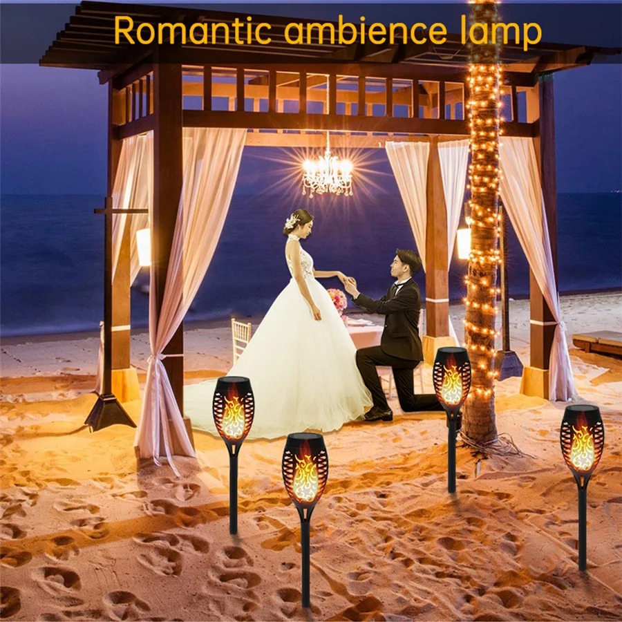 Waterproof Solar Led Flame Tor - Fire Torch Solar ulasan dan harga