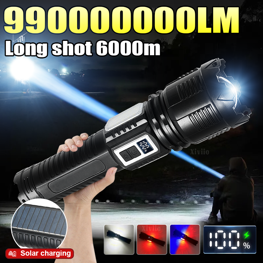 NEW 990000000LM Powerful LED S - Fire Torch Solar ulasan dan harga