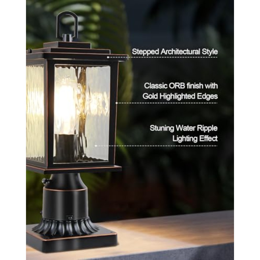 Dusk to Dawn Outdoor Post Ligh - Outdoor Lighting Hardwired ulasan dan harga