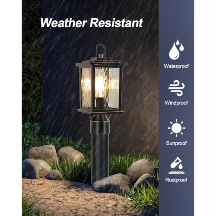 Dusk to Dawn Outdoor Post Ligh - Outdoor Lighting Hardwired ulasan dan harga