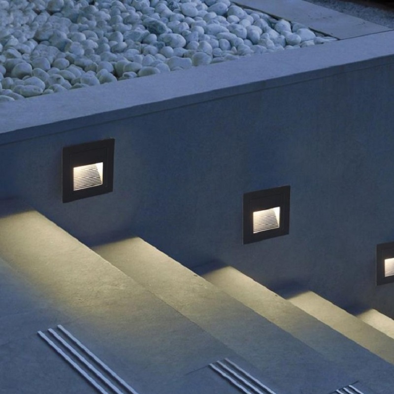 LED Deck Step Light 15Leds IP6 - Ground Light Recessed ulasan dan harga