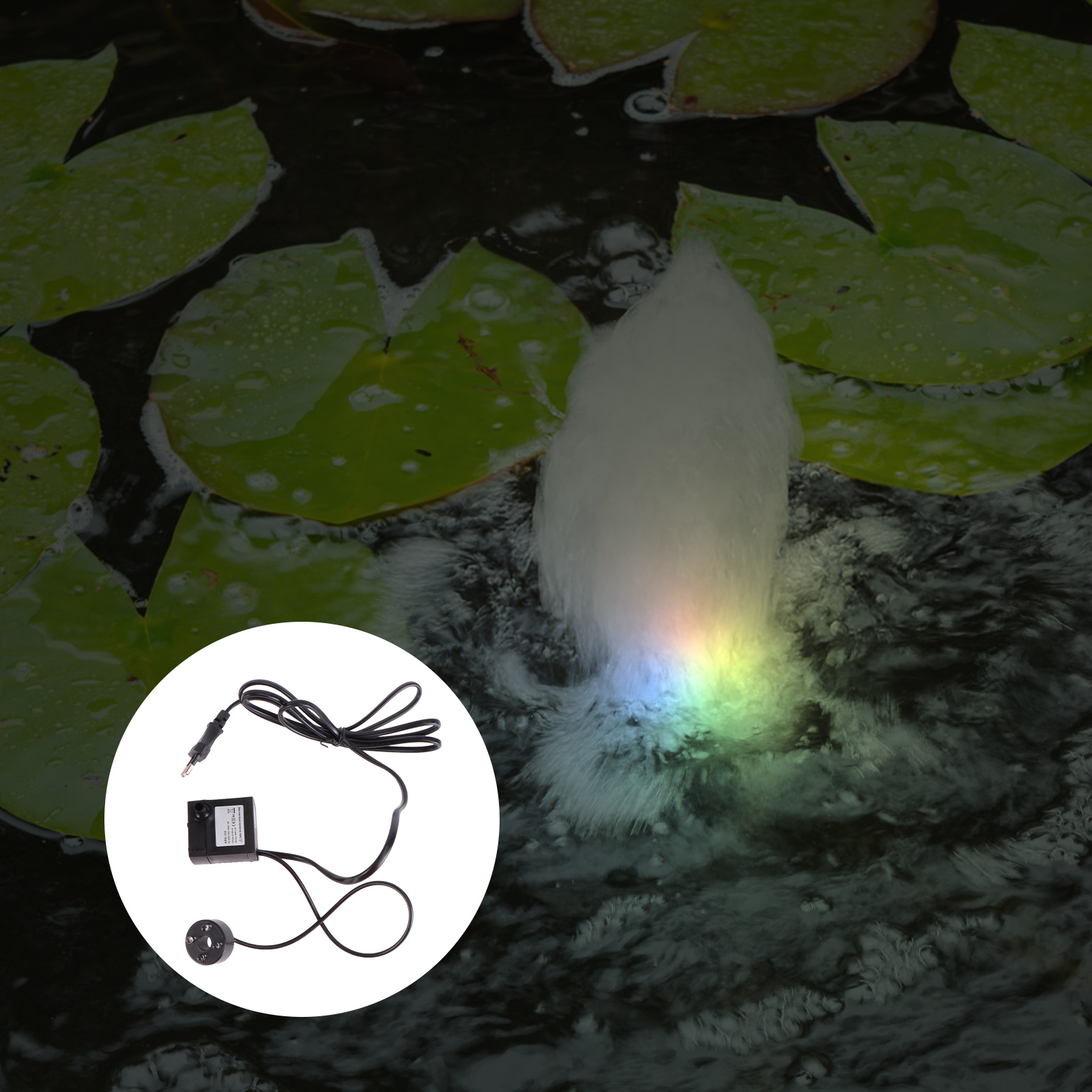5W Submersible Circulating Wat - Pond Light Submersible ulasan dan harga