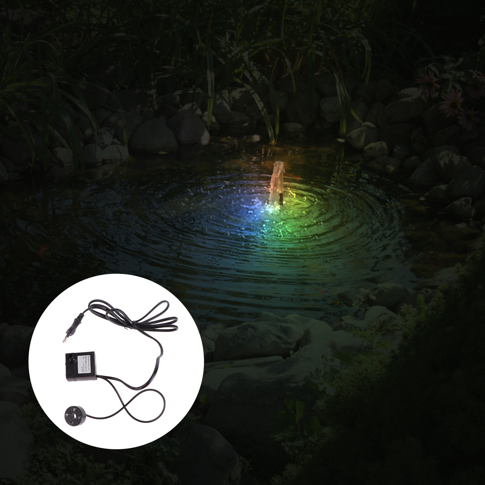5W Submersible Circulating Wat - Pond Light Submersible ulasan dan harga