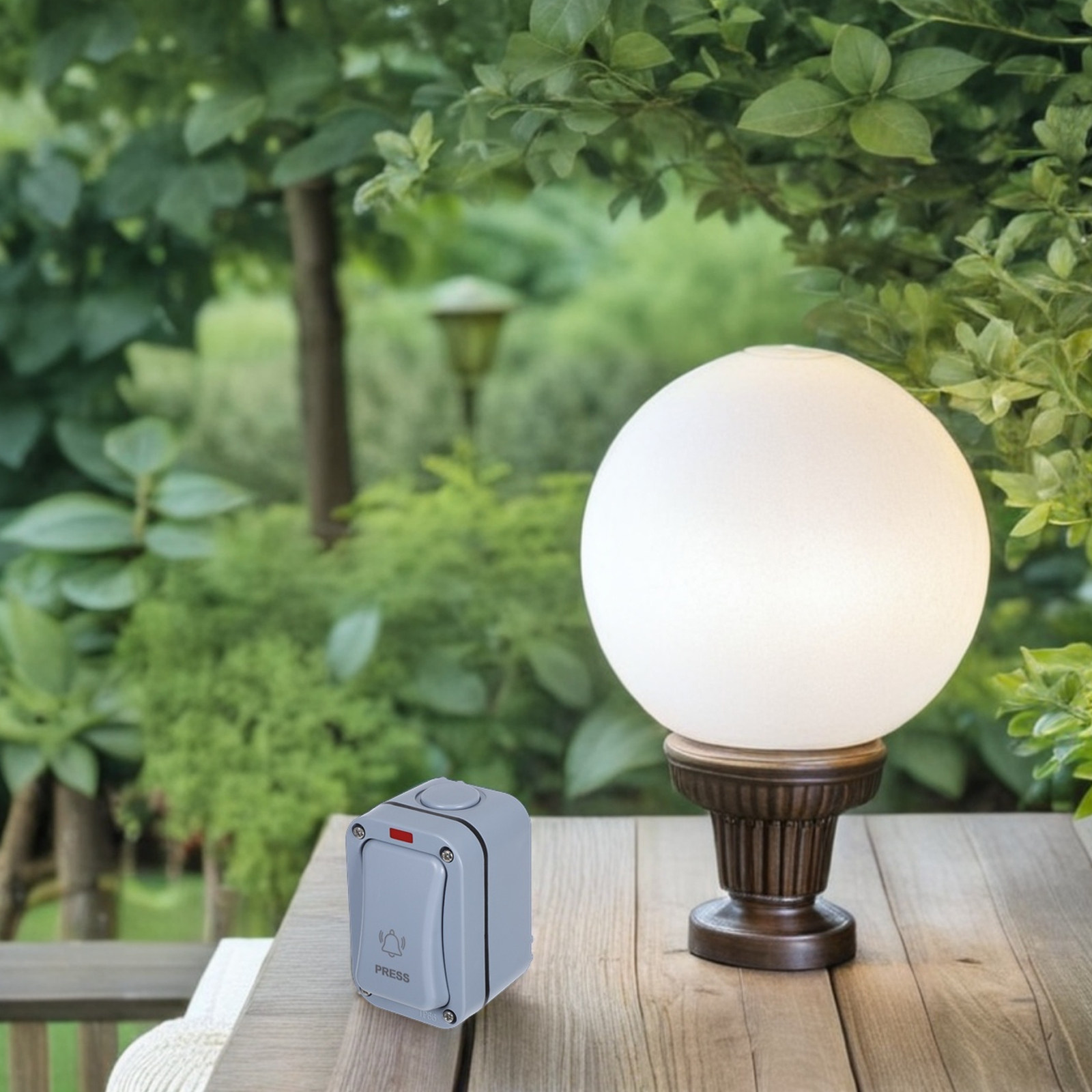 Outdoor Waterproof Doorbell Pu - Outdoor Lighting Switch ulasan dan harga