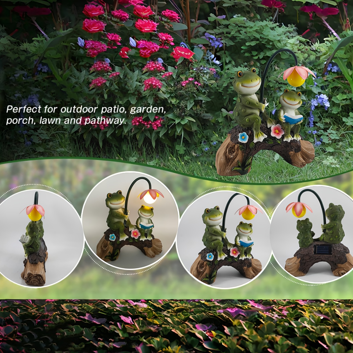 Solar Statue Garden Light Outd - Outdoor Lighting On Trees ulasan dan harga
