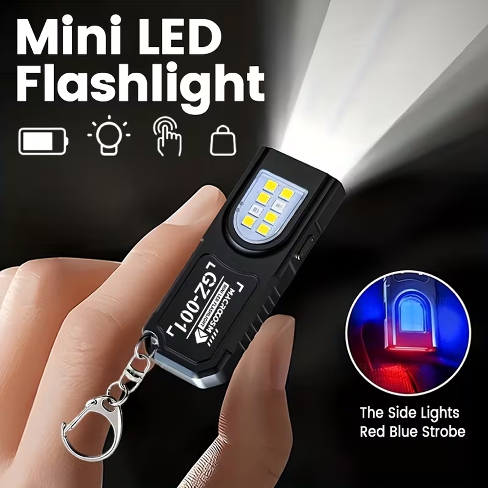 Mini COB LED Keychain Flashlig - Outdoor Lighting Lumen ulasan dan harga